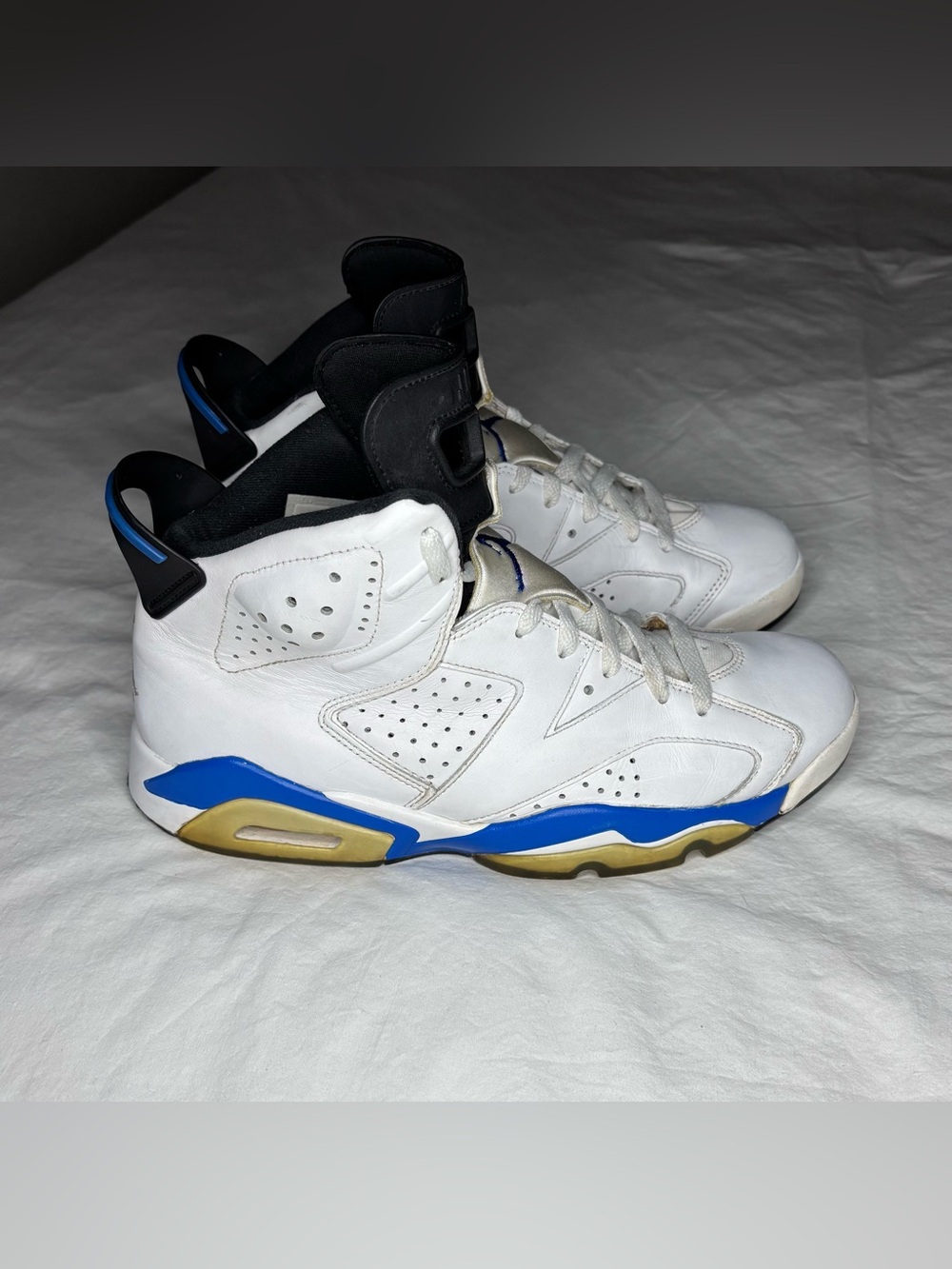 Nike Air Jordan 6 Retro 2014 Sport Blue Men’s Size 9 384664-107